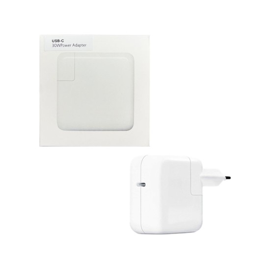 Adapter for Apple Macbook USB-C 30W White